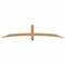 Ekena Millwork Bellingham Timber Gable Bracket, Western Red Cedar, 84"W x 17"H x 3 1/2"D x 3 1/2"F, 5/12 Pitch GBW084X17X0404BEL00SWR - alternate 1